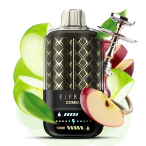 Фото 7 - ELF BAR COMBO 25 000 Green Apple & Double Apple Shisha.